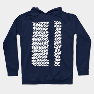 Missing Knit Navy Hoodie